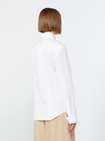 max mara poplin fitted-waist shirt for women