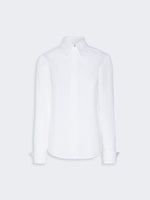 max mara poplin fitted-waist shirt for women