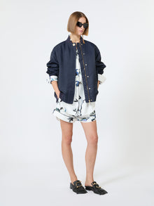 max mara long printed silk shirt for women