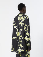 max mara long printed silk shirt for women