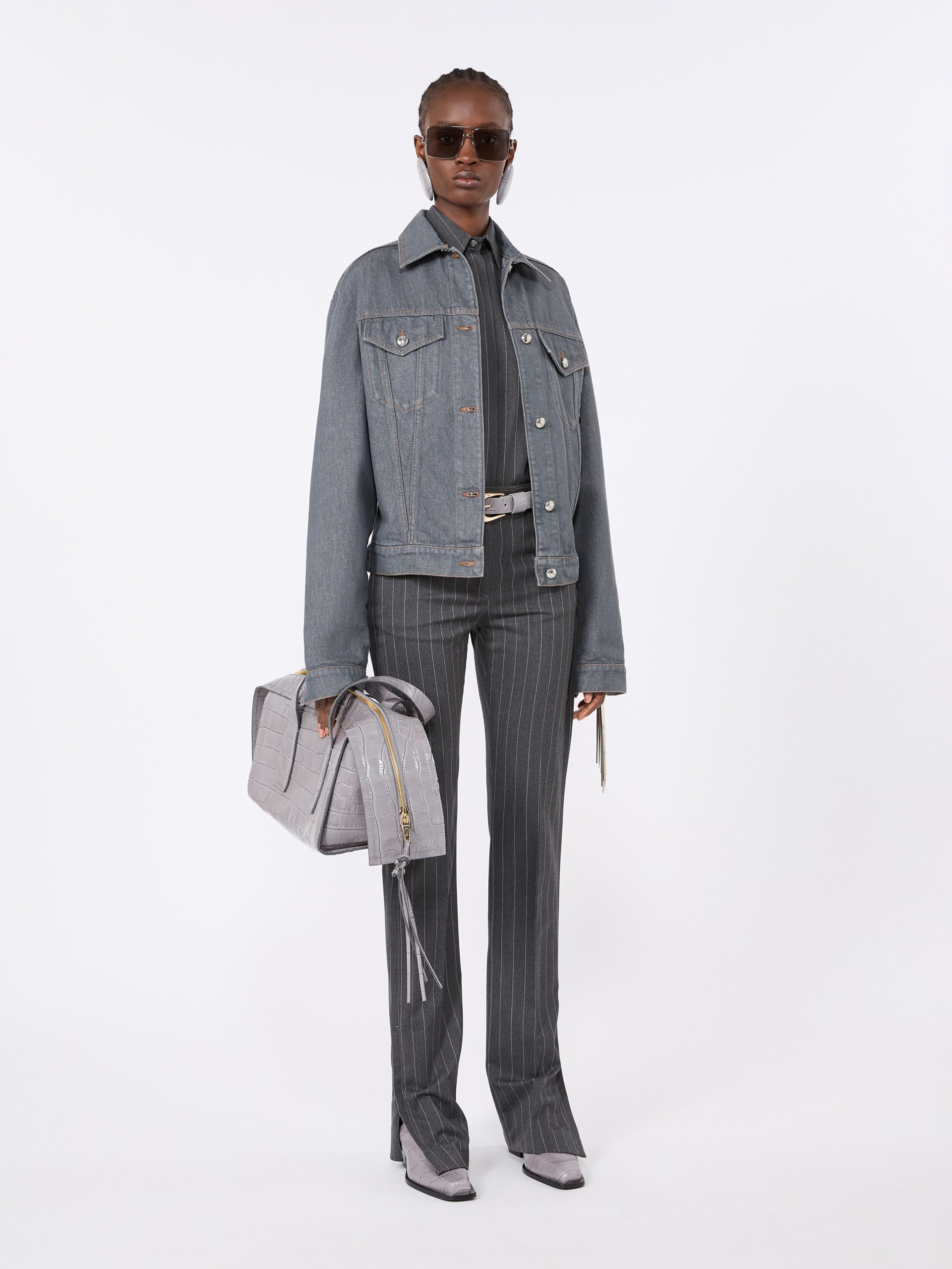 max mara slim wool shirt for women
