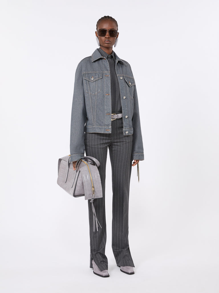 max mara slim wool shirt