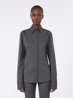 max mara slim wool shirt for women