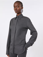 max mara slim wool shirt for women