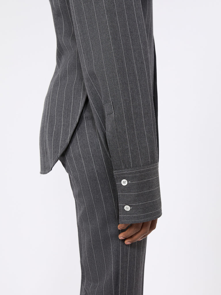 max mara slim wool shirt