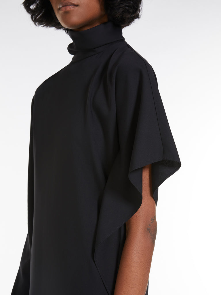 Asymmetrical stretch georgette dress