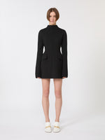 max mara short, contoured gabardine dress for women