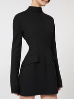 max mara short, contoured gabardine dress for women