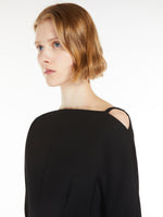 Stretch Cady Short Dress - Klepsydra Capsule for Women - Black - Max Mara UAE