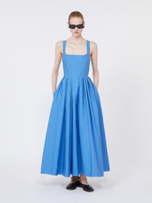 Long Sleeveless Pure Cotton Dress for Women - Avio - Max Mara UAE