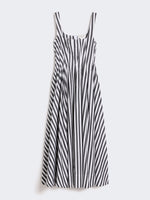 max mara long cotton poplin dress for women