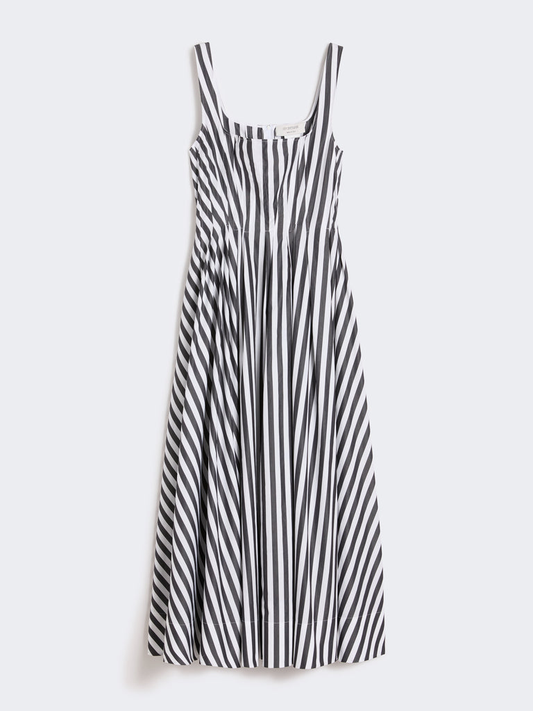 max mara long cotton poplin dress