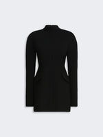 max mara short stretch wool-blend hourglass dress for women