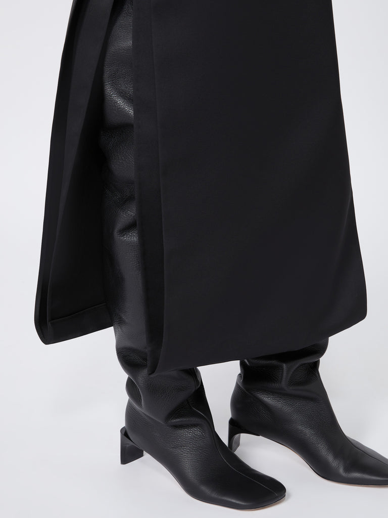 max mara long dress with thin shoulder straps - runway
