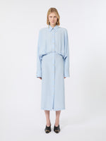 max mara oversized viscose shirt dress for women