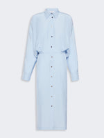 max mara oversized viscose shirt dress for women
