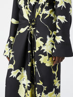 Silk Wrap Dress for Women - Black - Max Mara UAE