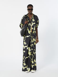 Silk Wrap Dress for Women - Black - Max Mara UAE