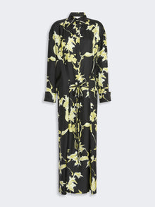 Silk Wrap Dress for Women - Black - Max Mara UAE