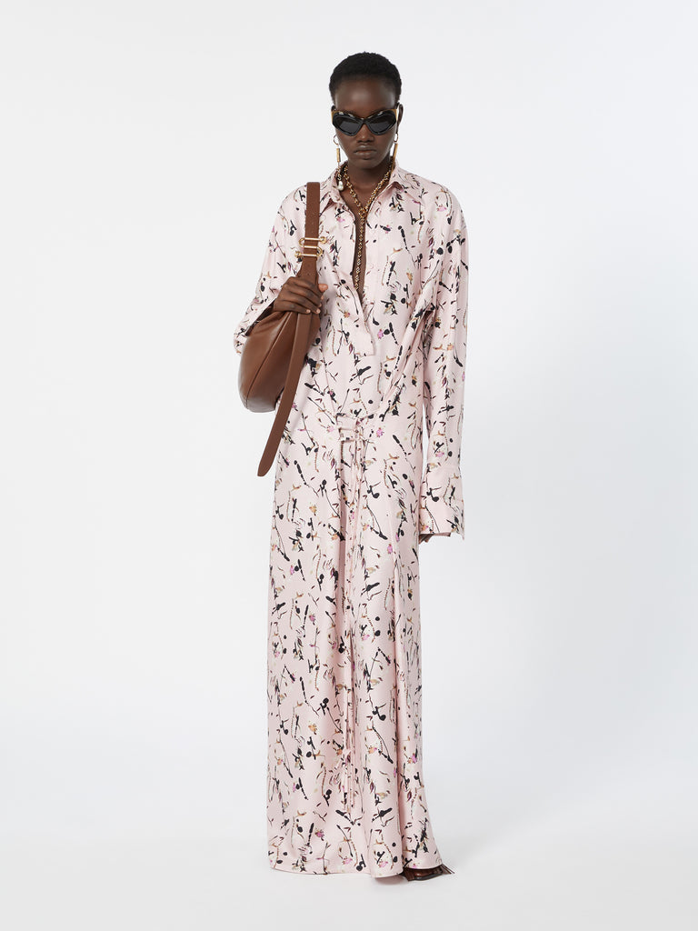 max mara silk wrap dress