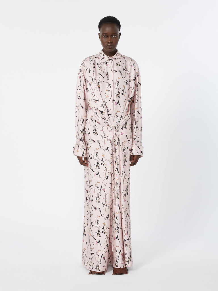 max mara silk wrap dress