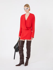 max mara short cady dress for women