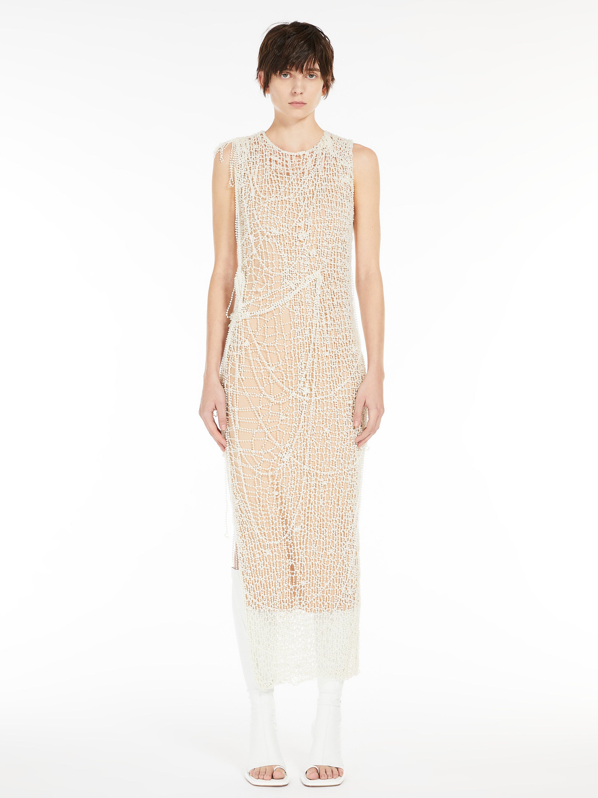 Long crochet dress