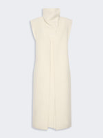 max mara sleeveless wool and cashmere coat for women