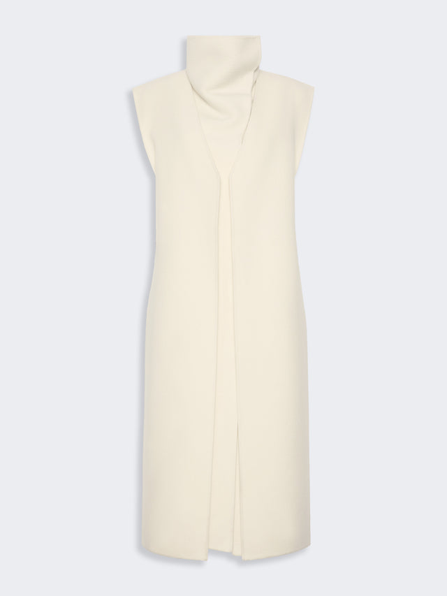 max mara sleeveless wool and cashmere coat for women