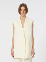 max mara oversized washed viscose gilet for women