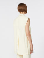 max mara oversized washed viscose gilet for women