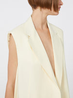 max mara oversized washed viscose gilet for women