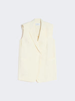 max mara oversized washed viscose gilet for women