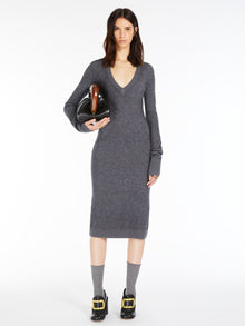 Slim-fit cashmere-blend dress