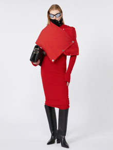 Pure Wool Knit Dress for Women - Red - Max Mara UAE