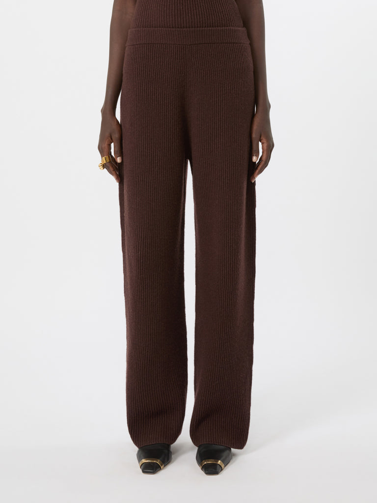 max mara oversized cashmere-blend trousers