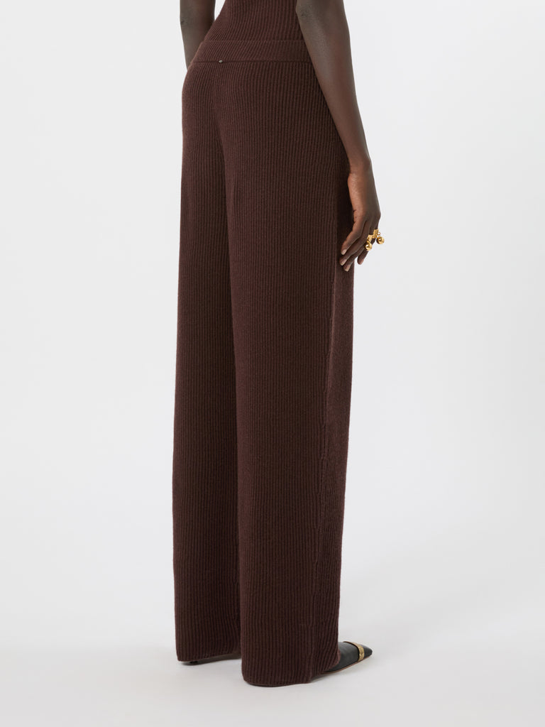 max mara oversized cashmere-blend trousers