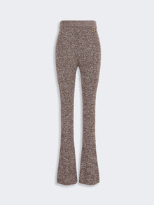 max mara wool-blend slim flared trousers for women