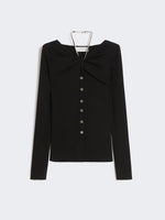 max mara wool cardigan with chain for women