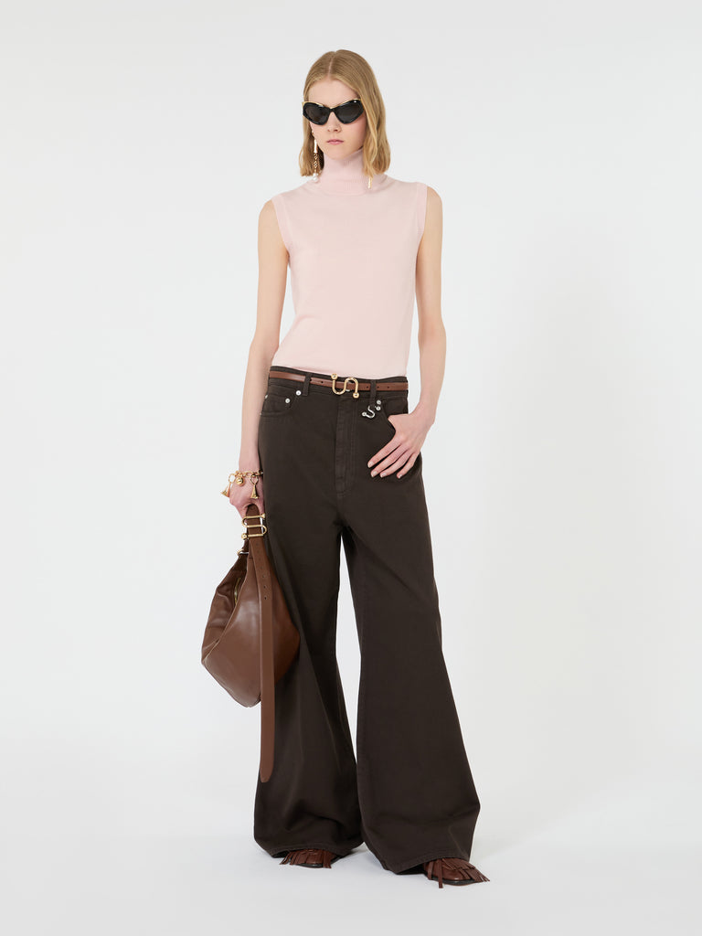 max mara sleeveless pure wool sweater