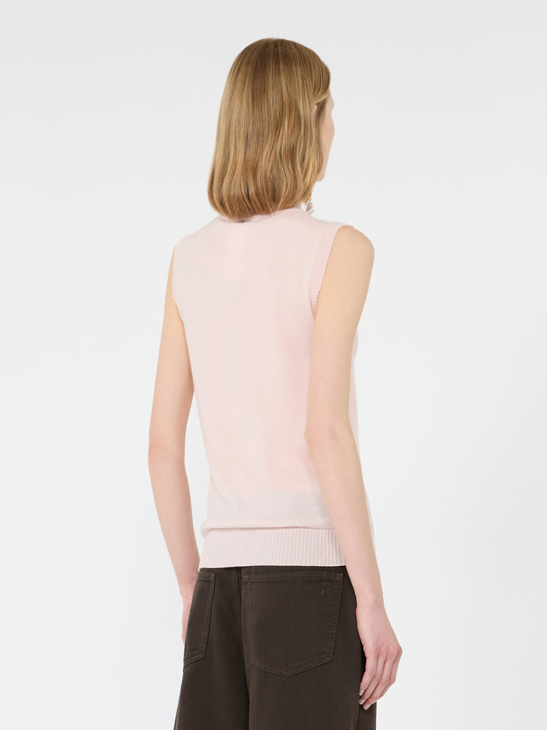 max mara sleeveless pure wool sweater
