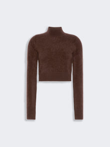 Slim Pure Cashmere Sweater for Women - Chocolate - Max Mara UAE