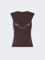 max mara trompe l’oeil-look viscose top for women