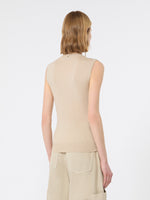 max mara wool top with bejewelled fringe detail for women