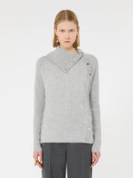 max mara slim asymmetrical wool sweater for women