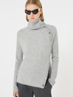 max mara slim asymmetrical wool sweater for women