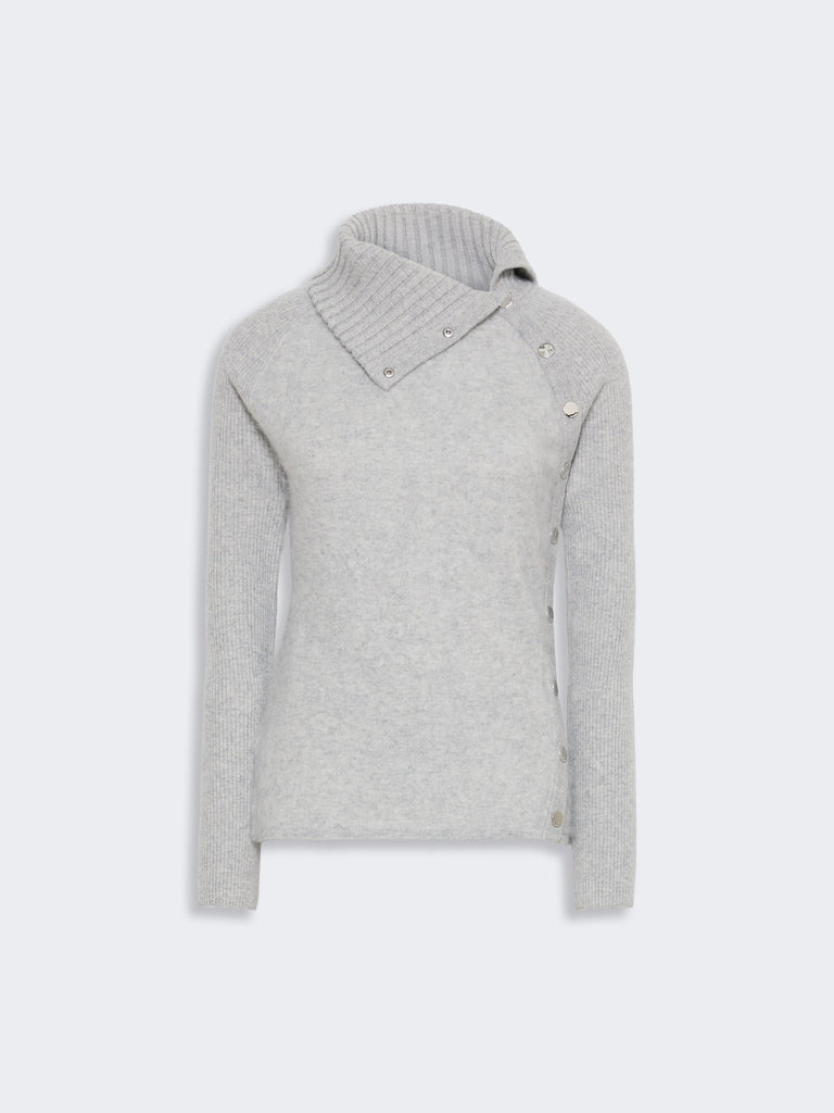 max mara slim asymmetrical wool sweater