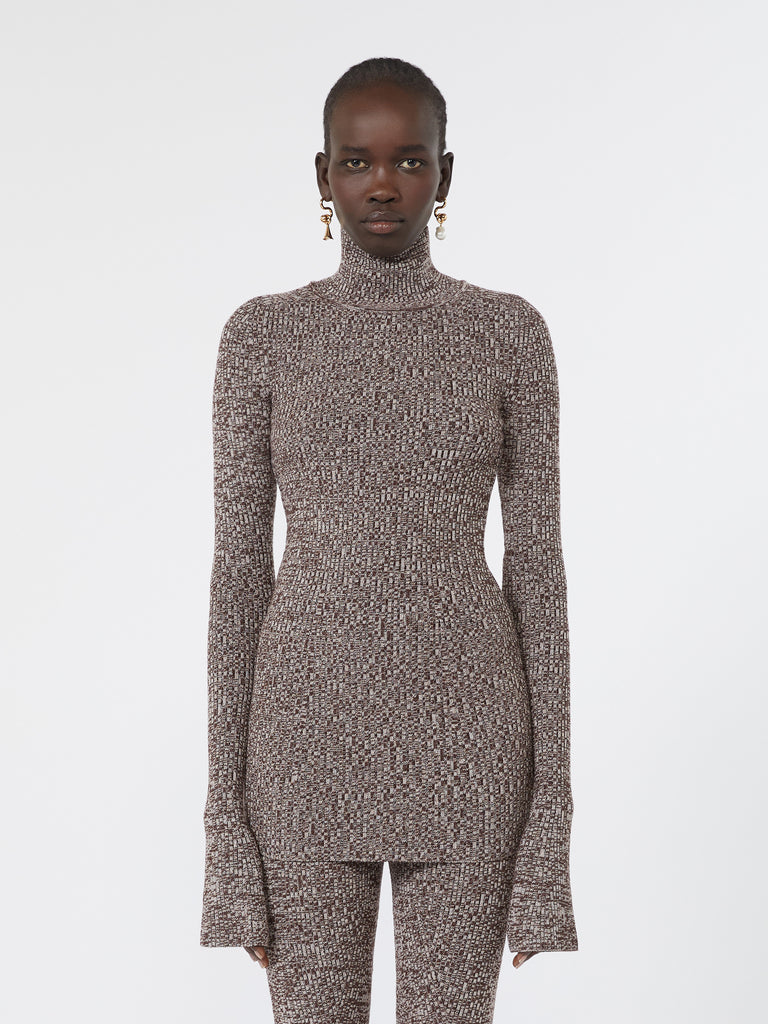 max mara slim stretch wool sweater