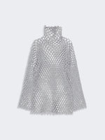 Open Mesh-Knit Wool-Blend Sweater for Women - Light Grey - Max Mara UAE