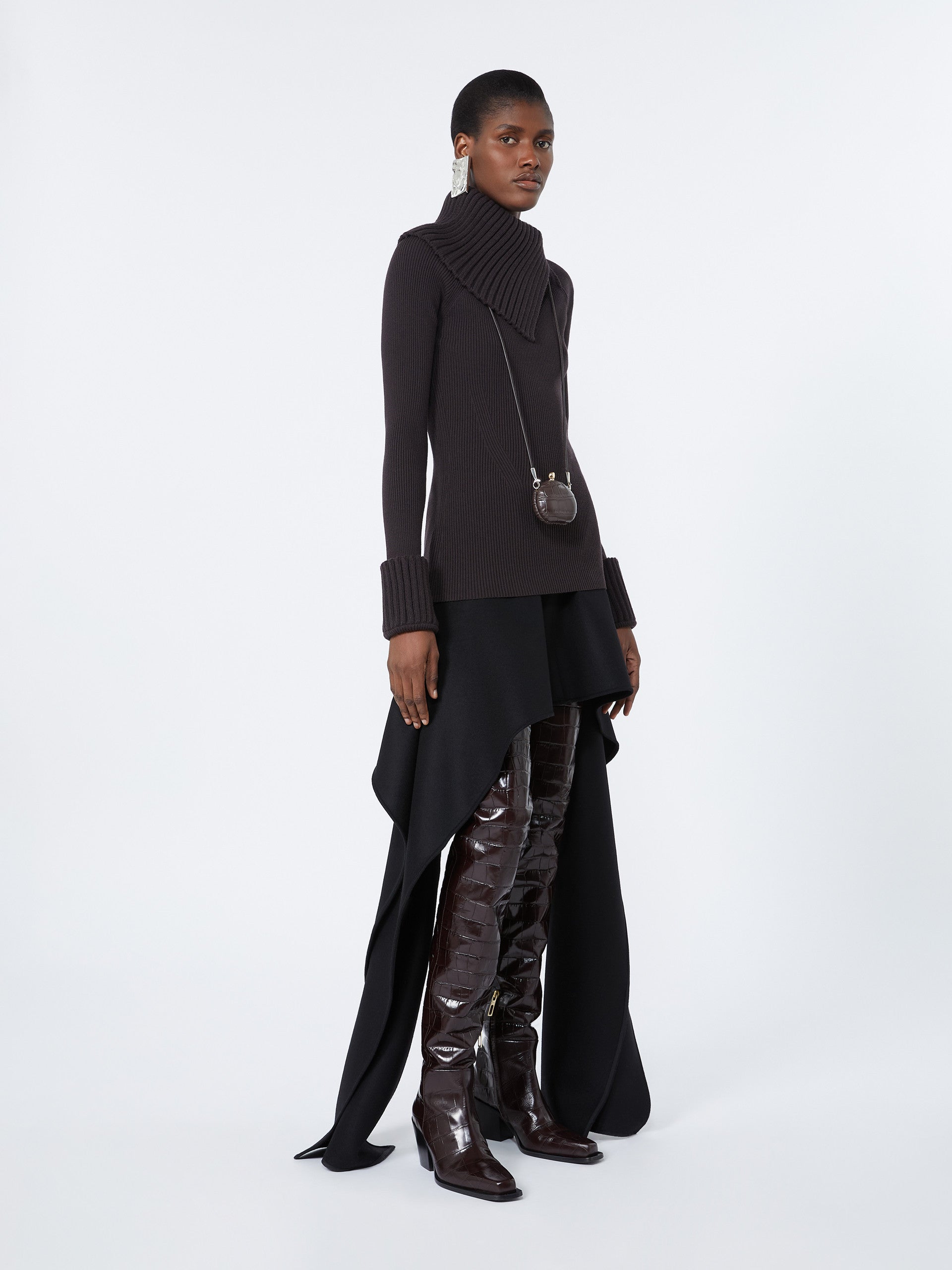 max mara slim stretch wool sweater for women